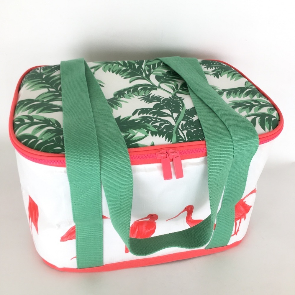 Ikea Flamingo Cooler Tote Bag NEW Sommarliv Tropical Pink White Green - Picture 5 of 13